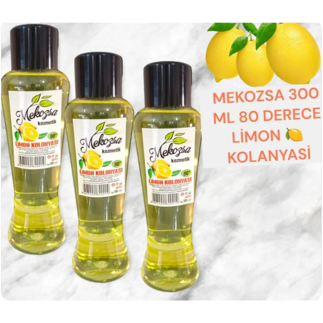 Eau de Cologne Zitronen Kolonya  80° 300ml (70 pcs)